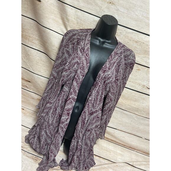 Wishlist Apparel Open Front Duster Cardigan Size S/M Women's New NWT Mauve Sheer - Picture 6 of 10